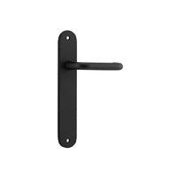 IVER OSLO LEVER DOOR HANDLE ON OVAL BACKPLATE - CUSTOMISE TO YOUR NEEDS