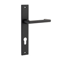 IVER BALTIMORE RETURN DOOR LEVER HANDLE ON RECTANGULAR BACKPLATE - CUSTOMISE TO YOUR NEEDS