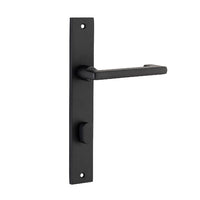 IVER BALTIMORE RETURN DOOR LEVER HANDLE ON RECTANGULAR BACKPLATE - CUSTOMISE TO YOUR NEEDS