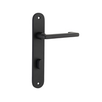 IVER BALTIMORE RETURN DOOR LEVER HANDLE ON OVAL BACKPLATE - CUSTOMISE TO YOUR NEEDS