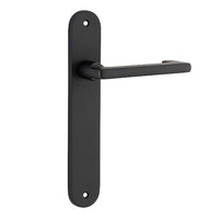 IVER BALTIMORE RETURN DOOR LEVER HANDLE ON OVAL BACKPLATE - CUSTOMISE TO YOUR NEEDS