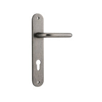 IVER OSLO LEVER DOOR HANDLE ON OVAL BACKPLATE - CUSTOMISE TO YOUR NEEDS