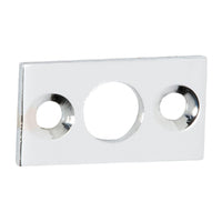 Tradco Barrel Bolt Flat Plate Keeper 7.5mm - Available In Various Finishes