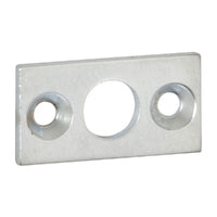 Tradco Barrel Bolt Flat Plate Keeper 7.5mm - Available In Various Finishes