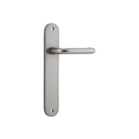 IVER OSLO LEVER DOOR HANDLE ON OVAL BACKPLATE - CUSTOMISE TO YOUR NEEDS