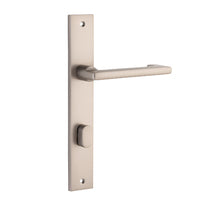 IVER BALTIMORE RETURN DOOR LEVER HANDLE ON RECTANGULAR BACKPLATE - CUSTOMISE TO YOUR NEEDS