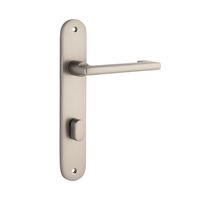 IVER BALTIMORE RETURN DOOR LEVER HANDLE ON OVAL BACKPLATE - CUSTOMISE TO YOUR NEEDS