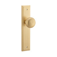 IVER CAMBRIDGE DOOR KNOB ON STEPPED BACKPLATE - CUSTOMISE TO YOUR NEEDS