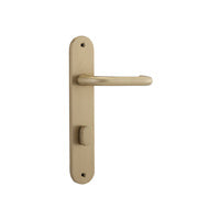 IVER OSLO LEVER DOOR HANDLE ON OVAL BACKPLATE - CUSTOMISE TO YOUR NEEDS