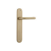 IVER OSLO LEVER DOOR HANDLE ON OVAL BACKPLATE - CUSTOMISE TO YOUR NEEDS