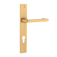 IVER BALTIMORE RETURN DOOR LEVER HANDLE ON RECTANGULAR BACKPLATE - CUSTOMISE TO YOUR NEEDS