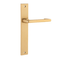 IVER BALTIMORE RETURN DOOR LEVER HANDLE ON RECTANGULAR BACKPLATE - CUSTOMISE TO YOUR NEEDS