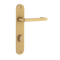 IVER BALTIMORE RETURN DOOR LEVER HANDLE ON OVAL BACKPLATE - CUSTOMISE TO YOUR NEEDS