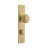 IVER CAMBRIDGE DOOR KNOB ON CHAMFERED BACKPLATE - CUSTOMISE TO YOUR NEEDS