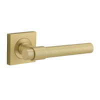 IVER HELSINKI DOOR LEVER HANDLE ON SQUARE ROSE - AVAILABLE IN VARIOUS FINISHES - CUSTOMISE TO YOUR NEEDS