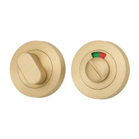 IVER OVAL PRIVACY TURN ROUND WITH INDICATOR - AVAILABLE IN VARIOUS FINISHES