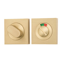 IVER OVAL PRIVACY TURN SQUARE WITH INDICATOR - AVAILABLE IN VARIOUS FINISHES