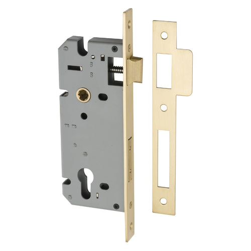 IVER 85MM EURO MORTICE LOCK - AVAILABLE IN VARIOUS FINISHES AND SIZES