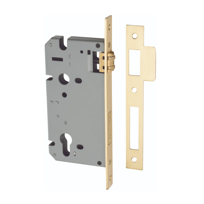 IVER EURO ROLLER MORTICE LOCK - AVAILABLE IN VARIOUS FINISHES AND SIZES