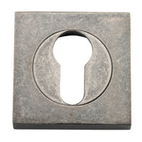 IVER EURO ESCUTCHEON SQUARE CONCEALED FIX PAIR - AVAILABLE IN VARIOUS FINISHES