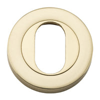 IVER OVAL ESCUTCHEON ROUND - AVAILABLE IN VARIOUS FINISHES