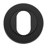 IVER OVAL ESCUTCHEON ROUND - AVAILABLE IN VARIOUS FINISHES