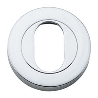 IVER OVAL ESCUTCHEON ROUND - AVAILABLE IN VARIOUS FINISHES