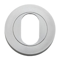 IVER OVAL ESCUTCHEON ROUND - AVAILABLE IN VARIOUS FINISHES