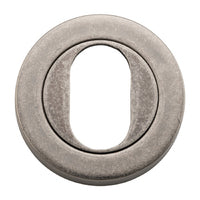 IVER OVAL ESCUTCHEON ROUND - AVAILABLE IN VARIOUS FINISHES