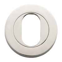 IVER OVAL ESCUTCHEON ROUND - AVAILABLE IN VARIOUS FINISHES