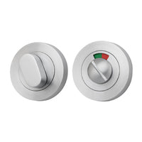 IVER OVAL PRIVACY TURN ROUND WITH INDICATOR - AVAILABLE IN VARIOUS FINISHES