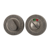 IVER OVAL PRIVACY TURN ROUND WITH INDICATOR - AVAILABLE IN VARIOUS FINISHES