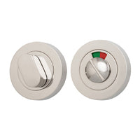 IVER OVAL PRIVACY TURN ROUND WITH INDICATOR - AVAILABLE IN VARIOUS FINISHES