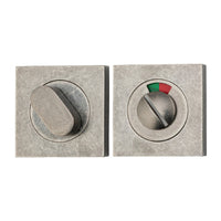 IVER OVAL PRIVACY TURN SQUARE WITH INDICATOR - AVAILABLE IN VARIOUS FINISHES