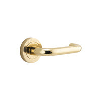 IVER OSLO LEVER DOOR HANDLE ON ROUND ROSE - CUSTOMISE TO YOUR NEEDS