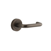 IVER OSLO LEVER DOOR HANDLE ON ROUND ROSE - CUSTOMISE TO YOUR NEEDS