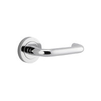 IVER OSLO LEVER DOOR HANDLE ON ROUND ROSE - CUSTOMISE TO YOUR NEEDS