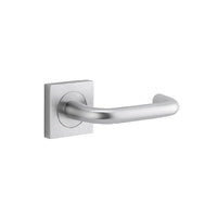 IVER OSLO SQUARE LEVER DOOR HANDLE ON ROSE - CUSTOMISE TO YOUR NEEDS