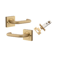 IVER OSLO SQUARE LEVER DOOR HANDLE ON ROSE - CUSTOMISE TO YOUR NEEDS