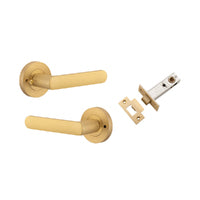 IVER OSAKA DOOR LEVER HANDLE ON ROUND ROSE - CUSTOMISE TO YOUR NEEDS