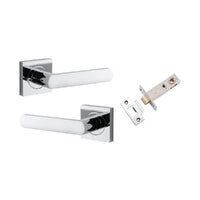 IVER OSAKA DOOR LEVER HANDLE ON SQUARE ROSE - CUSTOMISE TO YOUR NEEDS