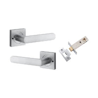 IVER OSAKA DOOR LEVER HANDLE ON SQUARE ROSE - CUSTOMISE TO YOUR NEEDS