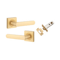 IVER OSAKA DOOR LEVER HANDLE ON SQUARE ROSE - CUSTOMISE TO YOUR NEEDS