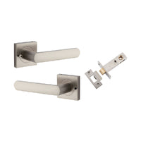 IVER OSAKA DOOR LEVER HANDLE ON SQUARE ROSE - CUSTOMISE TO YOUR NEEDS