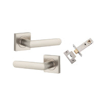 IVER OSAKA DOOR LEVER HANDLE ON SQUARE ROSE - CUSTOMISE TO YOUR NEEDS