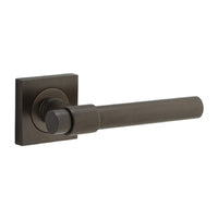 IVER HELSINKI DOOR LEVER HANDLE ON SQUARE ROSE - AVAILABLE IN VARIOUS FINISHES - CUSTOMISE TO YOUR NEEDS