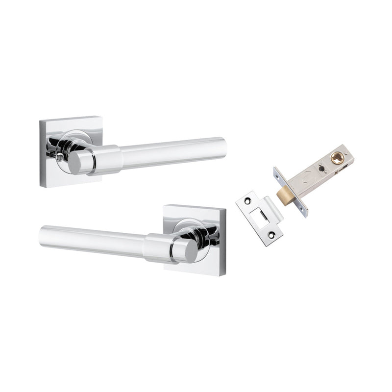 IVER HELSINKI DOOR LEVER HANDLE ON SQUARE ROSE - AVAILABLE IN VARIOUS FINISHES - CUSTOMISE TO YOUR NEEDS