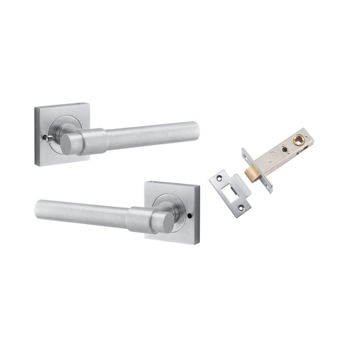 IVER HELSINKI DOOR LEVER HANDLE ON SQUARE ROSE - AVAILABLE IN VARIOUS FINISHES - CUSTOMISE TO YOUR NEEDS