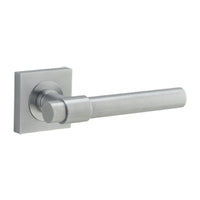 IVER HELSINKI DOOR LEVER HANDLE ON SQUARE ROSE - AVAILABLE IN VARIOUS FINISHES - CUSTOMISE TO YOUR NEEDS