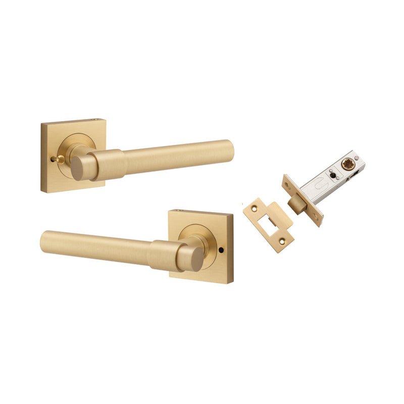 IVER HELSINKI DOOR LEVER HANDLE ON SQUARE ROSE - AVAILABLE IN VARIOUS FINISHES - CUSTOMISE TO YOUR NEEDS